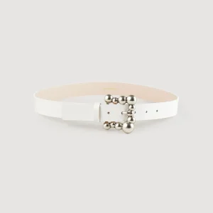 Best Belt With Ball-Embellished Buckle Women Belts