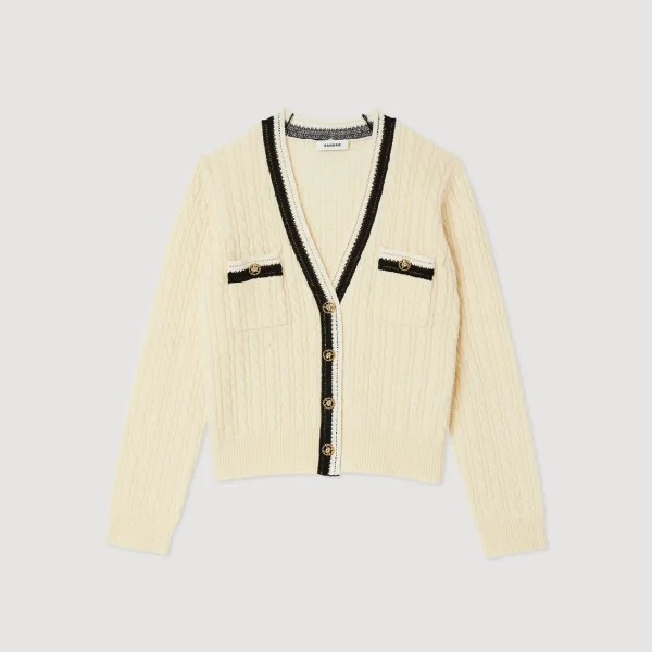 Fashion Cable-Knit Cardigan Women Sweaters & Cardigans