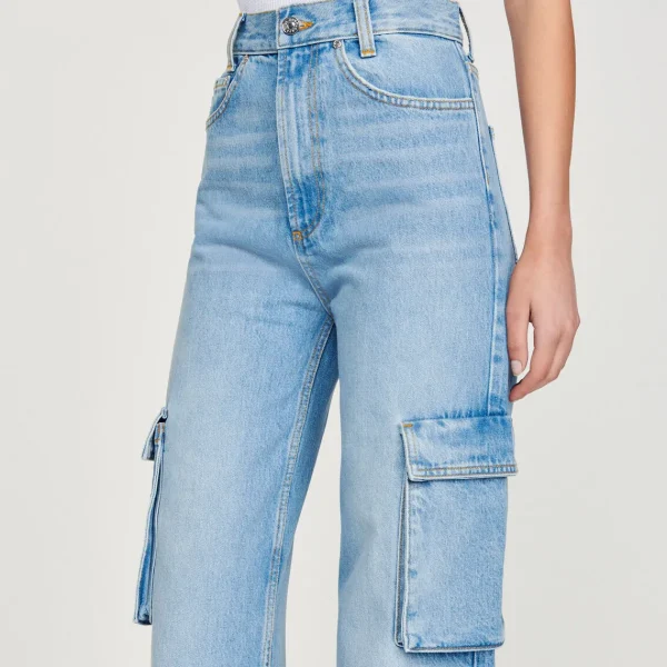 Outlet Cargo Jeans Women Jeans