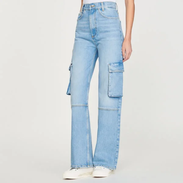 Outlet Cargo Jeans Women Jeans