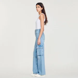 Outlet Cargo Jeans Women Jeans