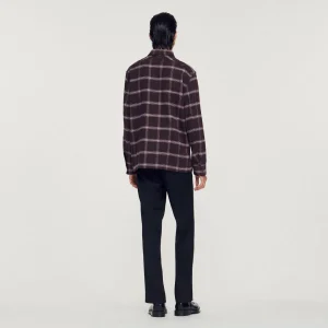 Sale Check Overshirt Men Shirts