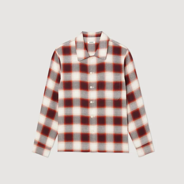 Clearance Checked Shirt Men Shirts