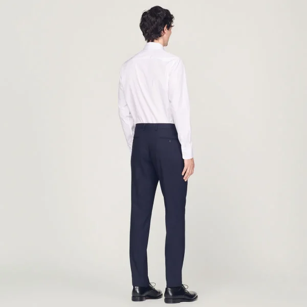 Best Classic Wool Suit Pants Men Suits & Blazers