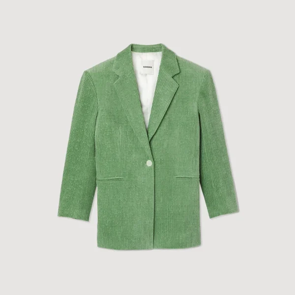 Shop Corduroy Tailored Jacket Women Jackets & Blazers