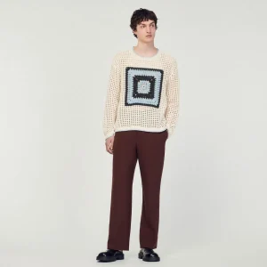 Online Crochet Knit Sweater Men Sweaters & Cardigans