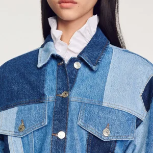 Clearance Cropped Denim Jacket Women Jackets & Blazers