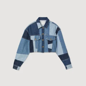 Clearance Cropped Denim Jacket Women Jackets & Blazers