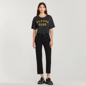 Online Cropped Sandro Club T-Shirt Women T-Shirts