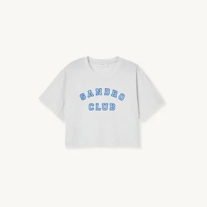 Flash Sale Cropped Sandro Club T-Shirt Women T-Shirts