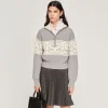 Fashion Double S Jacquard Sweater Women Sweaters & Cardigans