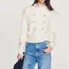 Discount Embroidered Knit Sweater Women Sweaters & Cardigans