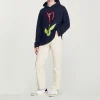 Flash Sale Embroidered Tulip Hoodie Men Sweatshirts