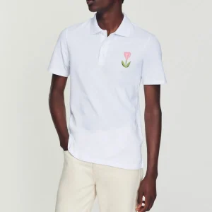 Sale Embroidered Tulip Polo Shirt Men T-Shirts & Polos