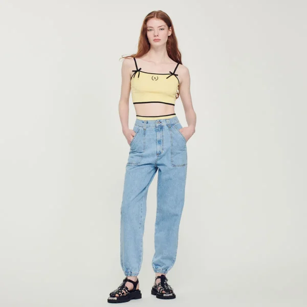 Store Faded Denim Jeans Women Jeans