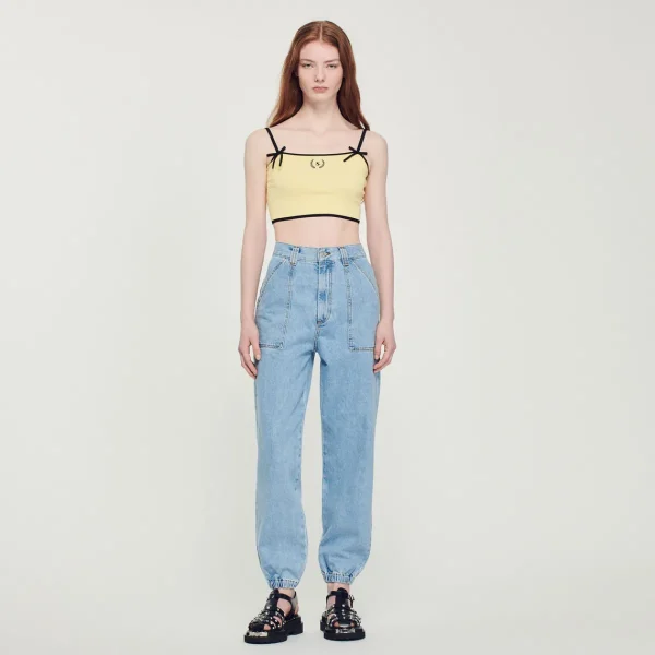 Store Faded Denim Jeans Women Jeans