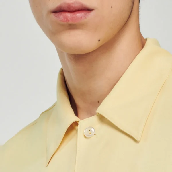 Online Floaty Shirt With Spread Collar Men Shirts