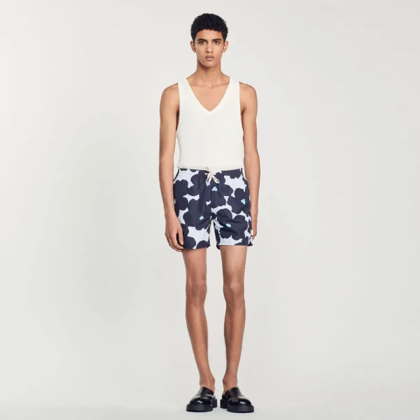 Hot Floral Swim Shorts Men Pants & Shorts