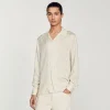 Cheap Flowing Shirt With Spread Collar Men Shirts