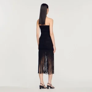 Fashion Fringed Bustier Dress Women Dresses