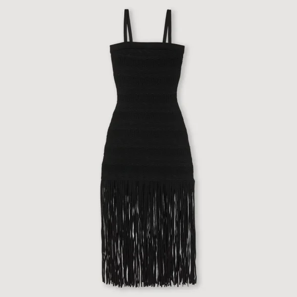 Fashion Fringed Bustier Dress Women Dresses