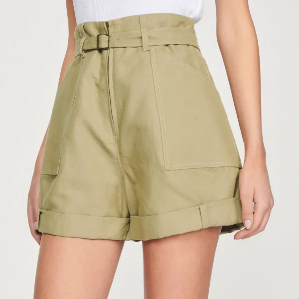 Cheap High-Waisted Shorts Women Matching Sets