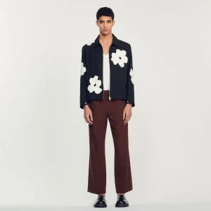 Discount Jacket With Flower Motifs Men Jackets