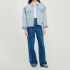 Hot Jean Jacket With Rhinestones Women Jackets & Blazers