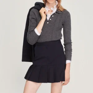 Discount Knit Sweater With Jewel Buttons Women Sweaters & Cardigans