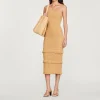 Flash Sale Knitted Midi Dress Women Dresses