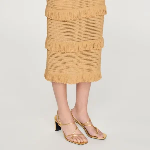 Flash Sale Knitted Midi Dress Women Dresses