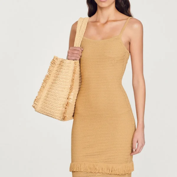 Flash Sale Knitted Midi Dress Women Dresses