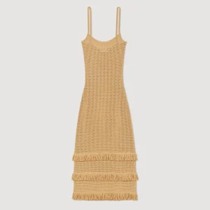 Flash Sale Knitted Midi Dress Women Dresses