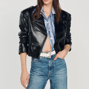 Discount Leather Jacket Women Jackets & Blazers