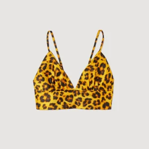 Clearance Leopard Bralette Top Women Matching Sets