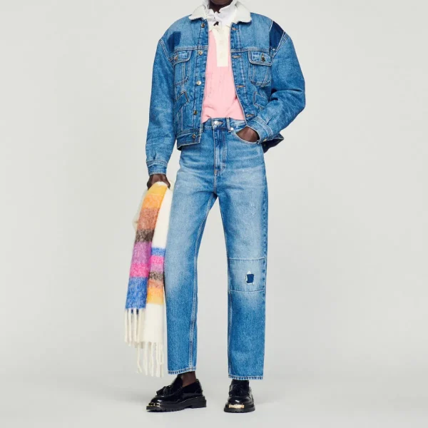 Cheap Lined Denim Jacket Women Jackets & Blazers