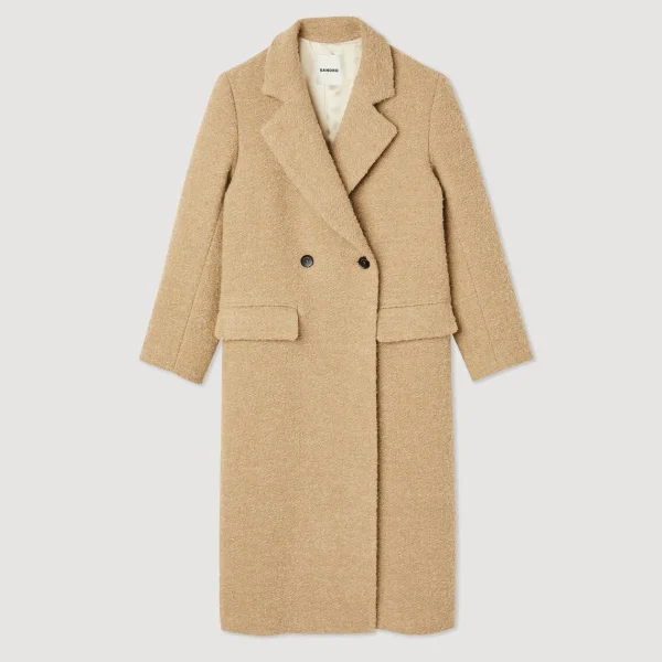 Hot Long Coat With Tailored Collar Women Coats