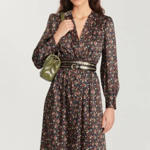 Flash Sale Long Flowing Dress With A Floral Print Women Dresses