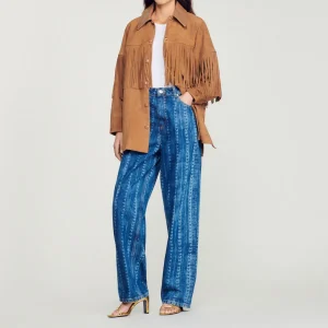 Hot Long Fringed Leather Jacket Women Jackets & Blazers