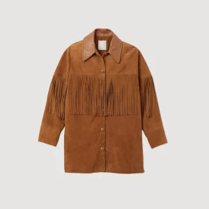 Hot Long Fringed Leather Jacket Women Jackets & Blazers