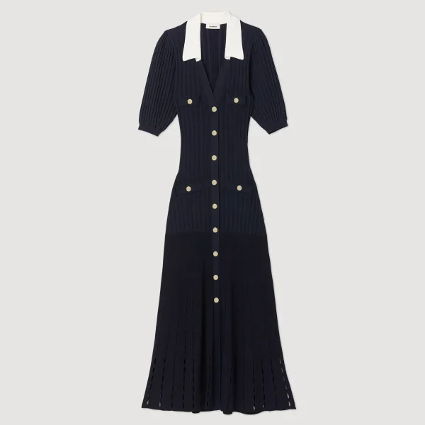 Outlet Long Knitted Dress Women Dresses