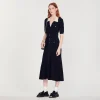 Store Long Knitted Dress Women Dresses