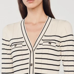 Online Long Sailor-Striped Dress Women Dresses