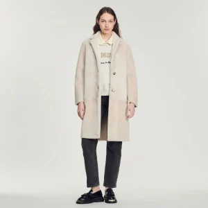 Online Mid-Length Sheepskin Coat Women Coats