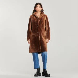 Hot Mid-Length Sheepskin Coat Women Coats