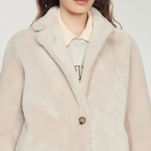 Online Mid-Length Sheepskin Coat Women Coats