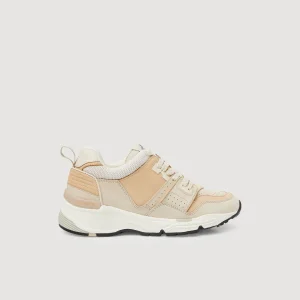 Fashion Mixed-Material Sneakers Women Sneakers