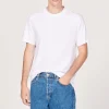 Shop Organic Cotton T-Shirt With Embroidery Men T-Shirts & Polos