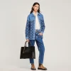 Store Oversized Coatigan In Mixed Materials Women Coatigans