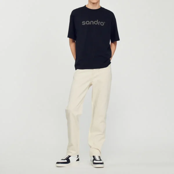 Discount Oversized Logo T-Shirt Men T-Shirts & Polos